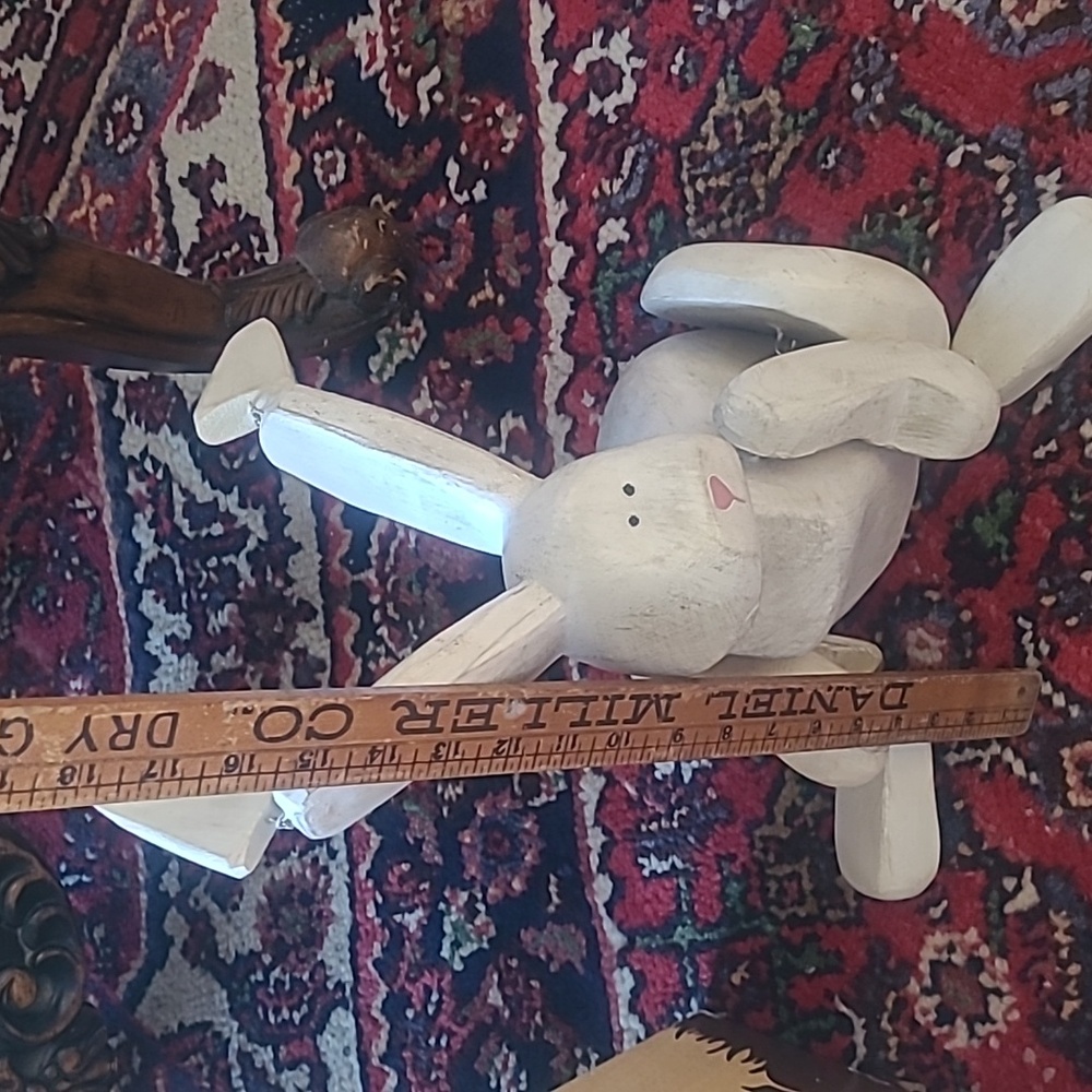 Bloomwood meadows wooden rabbit.